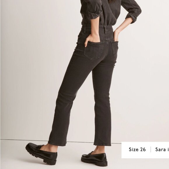 MADEWELL Kick Out Crop Jeans - Starkey Wash - Picture 2 of 6